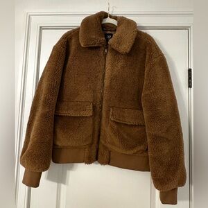 GAP Tan Sherpa Jacket